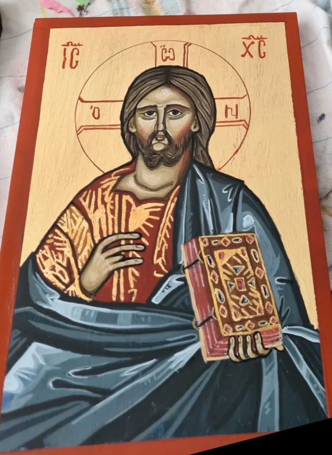 Icoane pictate manual