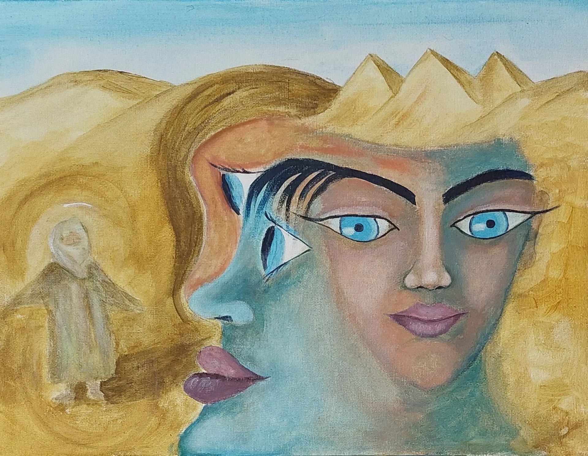 The Bedouin and Pharaoh Vandaah - 1001 nights of painting